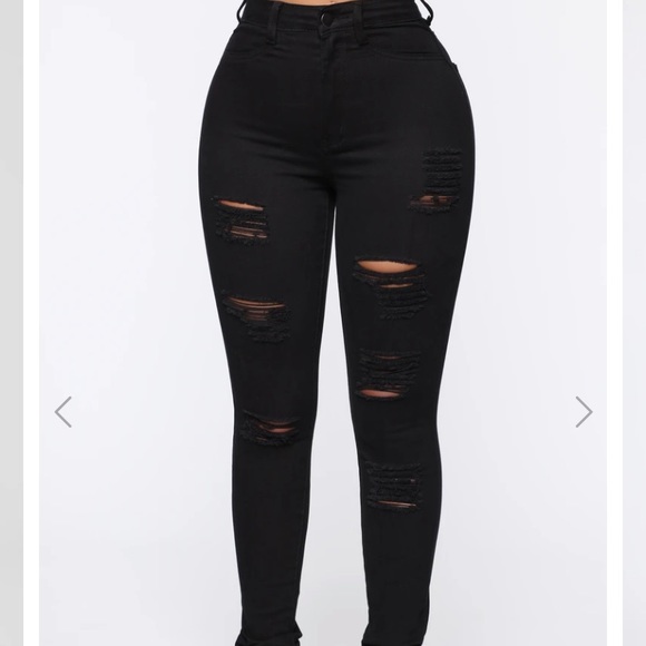 Fashion Nova Denim - Fashion Nova freeway jeans black (high rise)